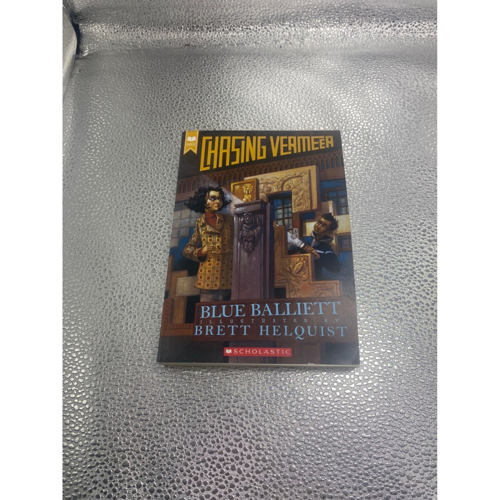 Chasing Vermeer Blue Balliett Scholastic Paperback Mystery Novel Brett Helquist